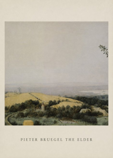 Pieter Bruegel The Harvesters VI No4 - Póster