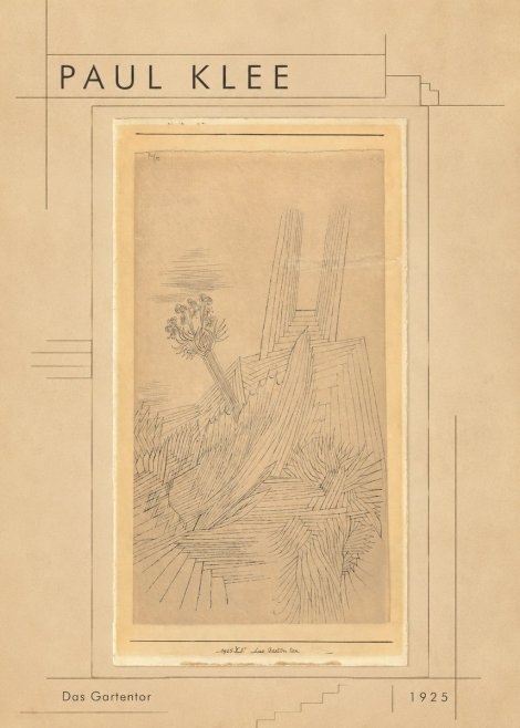 Paul Klee Das Gartentor I No1 - Póster
