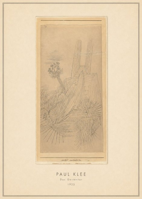 Paul Klee Das Gartentor I No3 - Póster