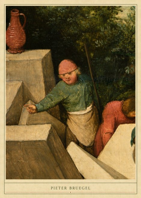 Pieter Bruegel The Tower of Babel XIX No5 - Póster