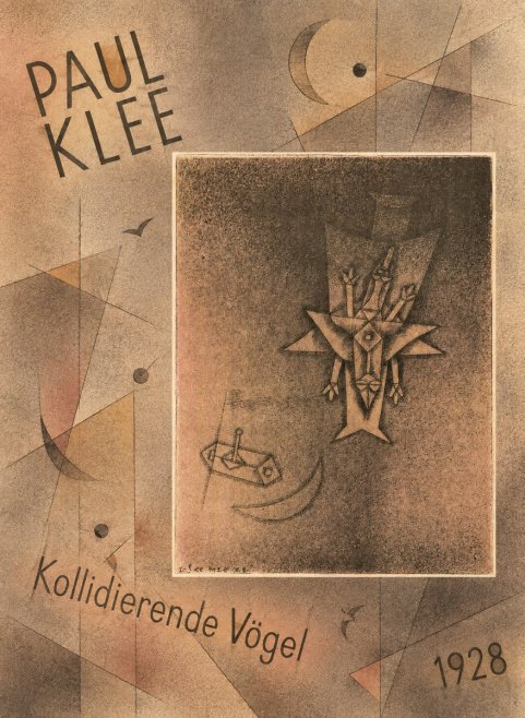 Paul Klee Kollidierende Vögel No6 - Póster