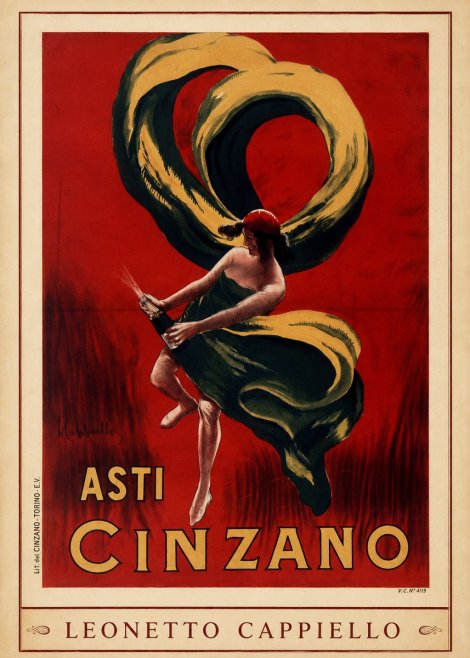 Leonetto Cappiello Asti Cinzano II No1 - Póster