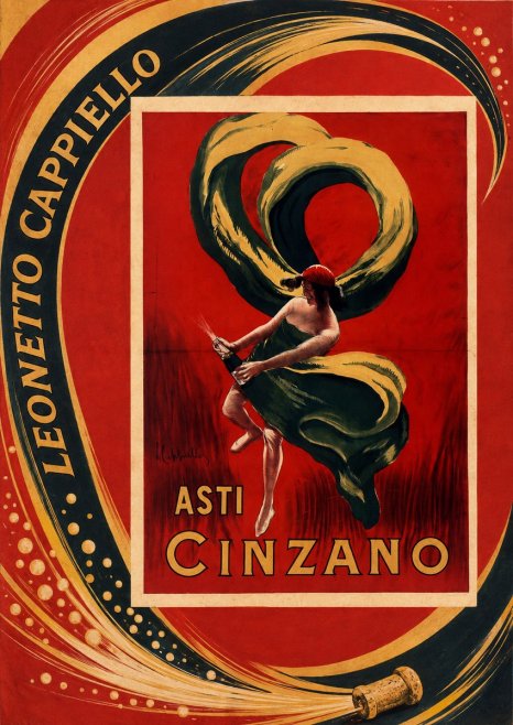 Leonetto Cappiello Asti Cinzano II No2 - Póster
