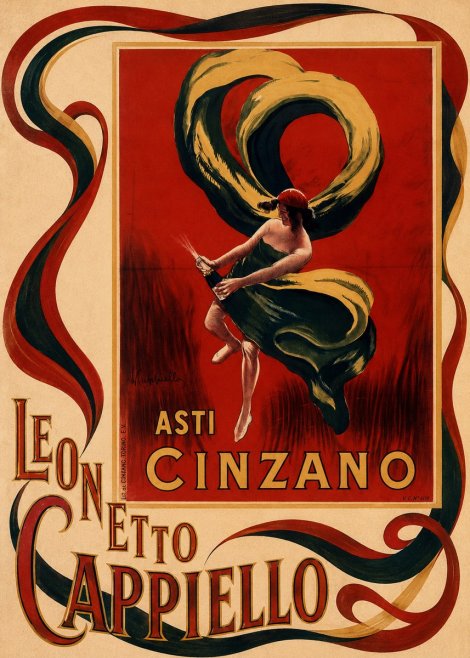 Leonetto Cappiello Asti Cinzano II No4 - Póster
