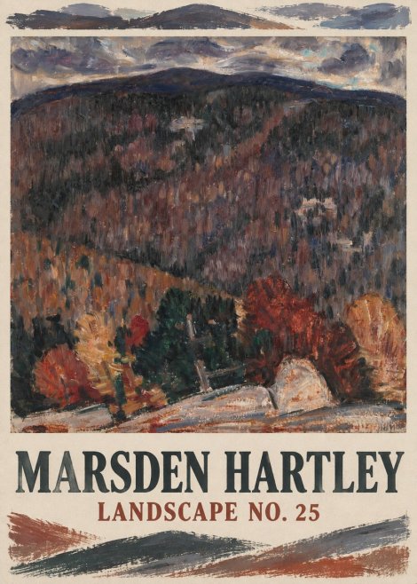 Marsden Hartley Landscape No. 25 No1 - Póster