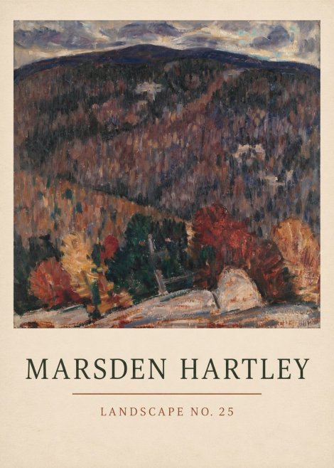Marsden Hartley Landscape No. 25 No3 - Póster