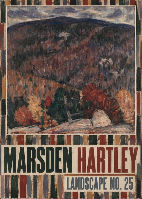 Marsden Hartley Landscape No. 25 No4 - Póster