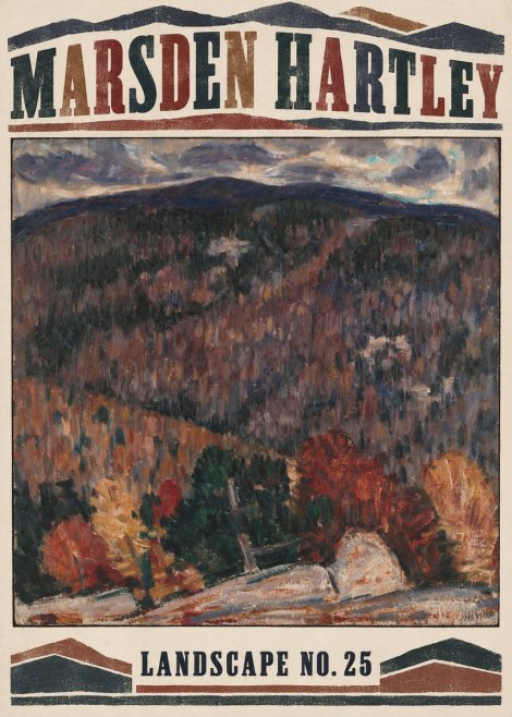 Marsden Hartley Landscape No. 25 No5 - Póster