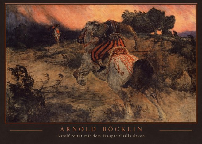 Arnold Böcklin Astolf Reitet Mit Dem Haupte Orills Davon No3 - Póster