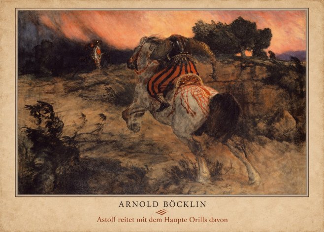 Arnold Böcklin Astolf Reitet Mit Dem Haupte Orills Davon No4 - Póster