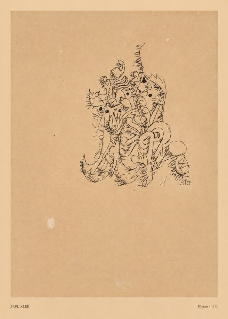 Paul Klee Blumen II No5 - Póster