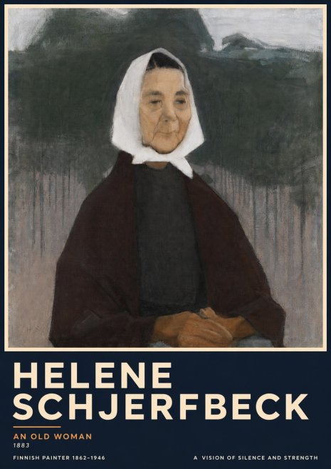 Helene Schjerfbeck An Old Woman No5 - Póster