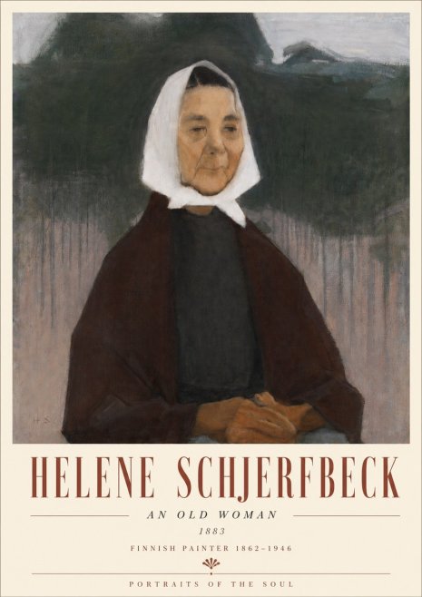 Helene Schjerfbeck An Old Woman No6 - Póster