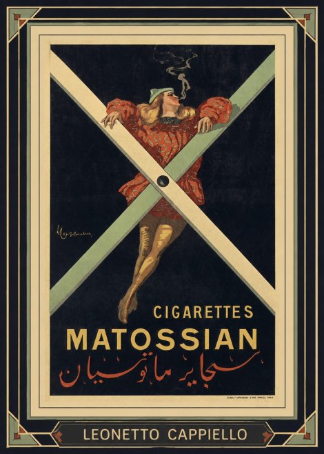 Leonetto Cappiello Cigarettes Matossian No1 - Póster