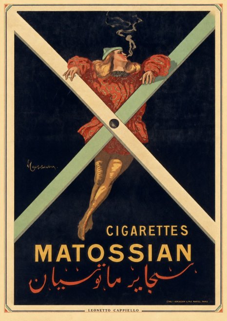 Leonetto Cappiello Cigarettes Matossian No2 - Póster