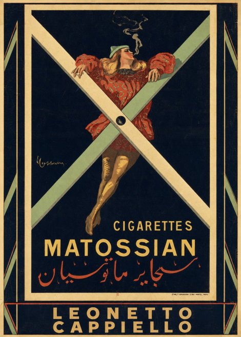 Leonetto Cappiello Cigarettes Matossian No5 - Póster