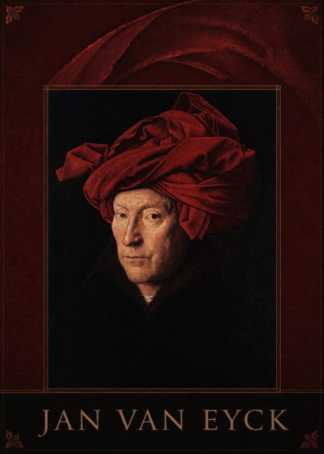 Jan van Eyck Portrait of a Man in a Turban No6 - Póster