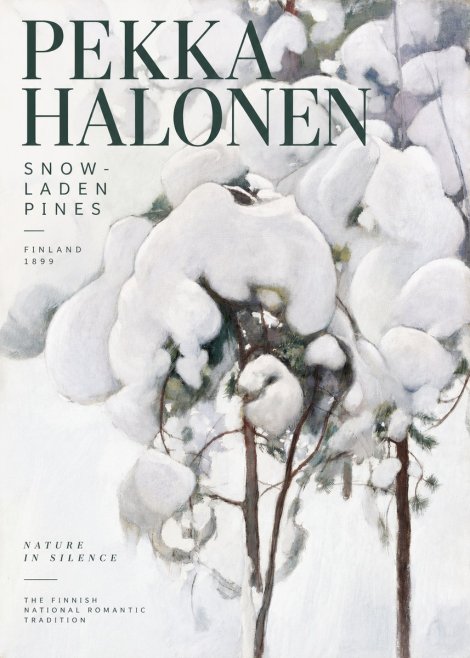 Pekka Halonen Snow-laden Pines No2 - Póster
