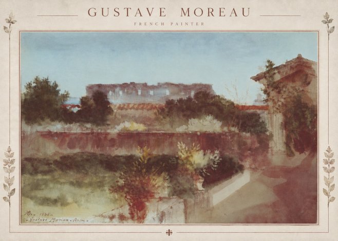 Gustave Moreau Rome No5 - Póster