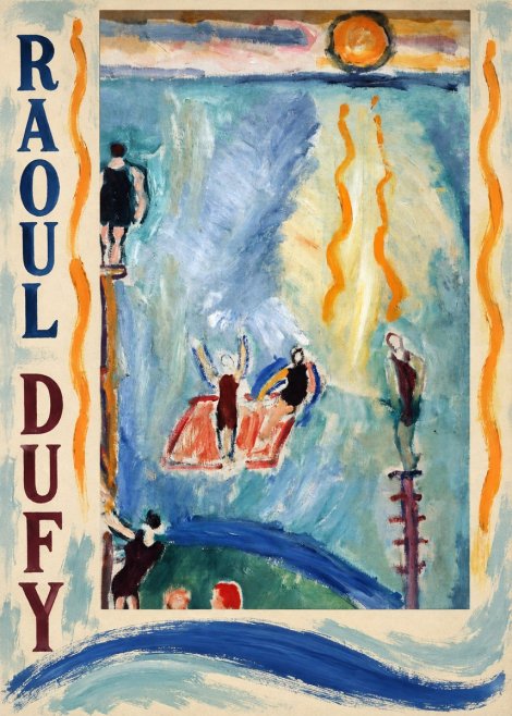 Raoul Dufy The Swimmers No5 - Póster