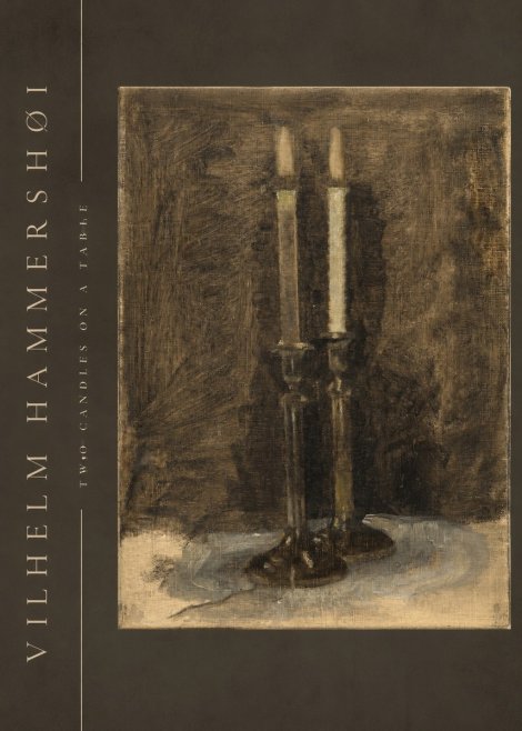 Vilhelm Hammershøi Two Candles on a Table No2 - Póster