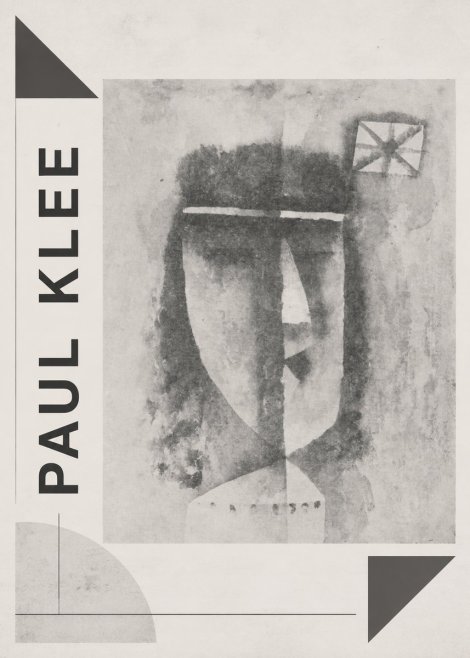 Paul Klee Head of a Man No2 - Póster