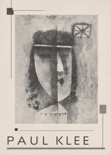 Paul Klee Head of a Man No3 - Póster
