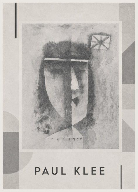 Paul Klee Head of a Man No4 - Póster