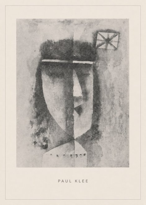 Paul Klee Head of a Man No5 - Póster