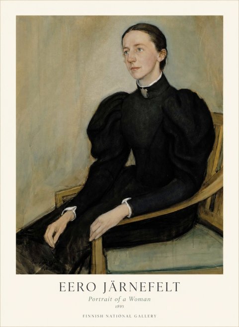 Eero Järnefelt Portrait of a Woman No1 - Póster