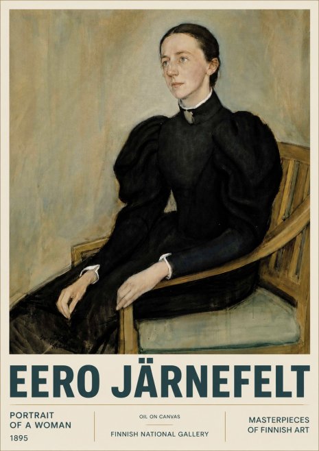 Eero Järnefelt Portrait of a Woman No4 - Póster