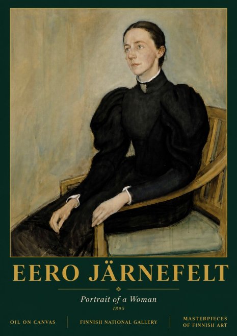 Eero Järnefelt Portrait of a Woman No5 - Póster