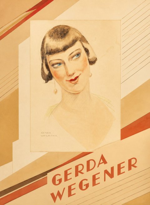 Gerda Wegener Portrait of a Lady No4 - Póster