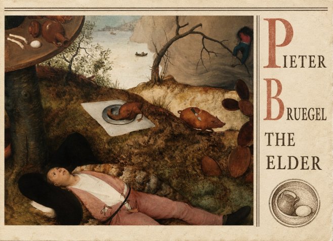Pieter Bruegel The Land of Cockaigne II No5 - Póster