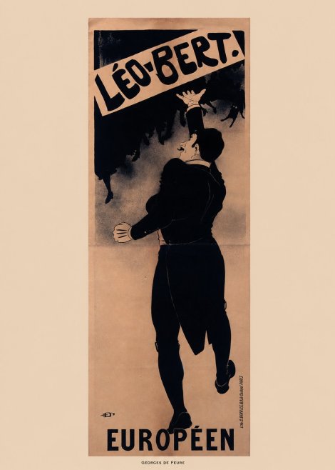 Georges de Feure Léo-bert. Européen No6 - Póster