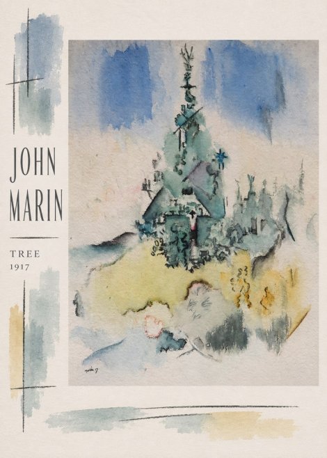 John Marin Tree No3 - Póster