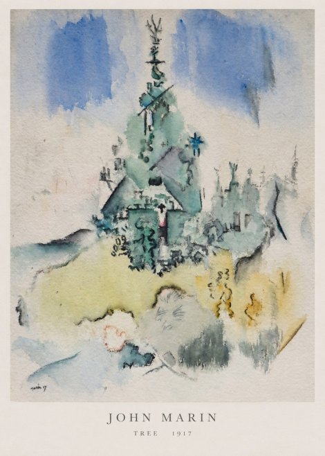 John Marin Tree No6 - Póster