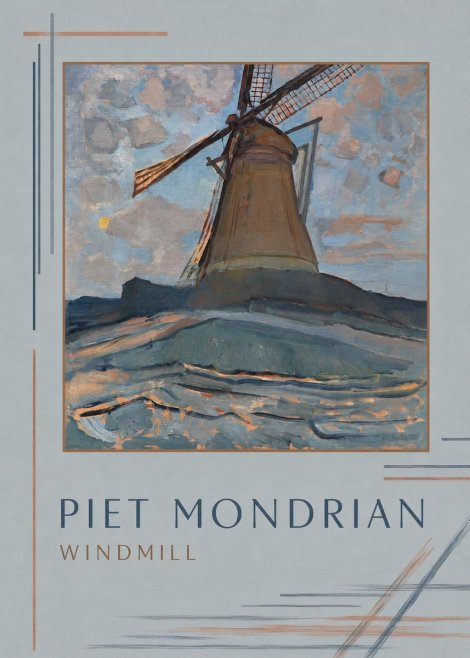 Piet Mondrian Windmill No1 - Póster