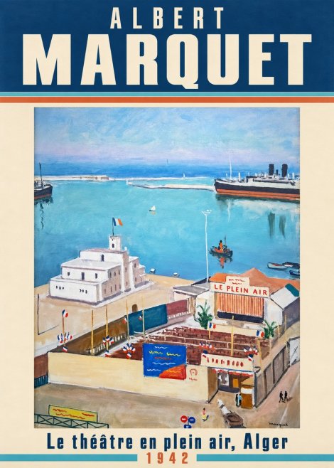 Albert Marquet Le Théâtre En Plein Air, Alger No2 - Póster