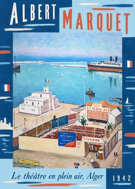Albert Marquet Le Théâtre En Plein Air, Alger No6 - Póster