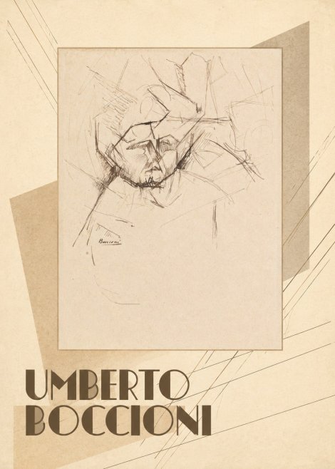 Umberto Boccioni Head Study No3 - Póster