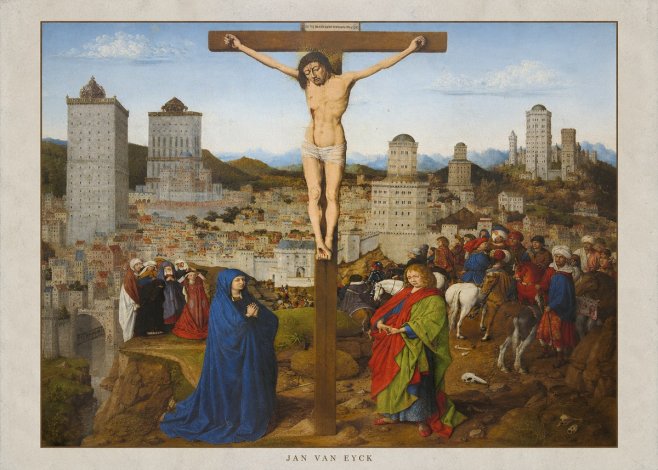 Jan van Eyck The Crucifixion No4 - Póster