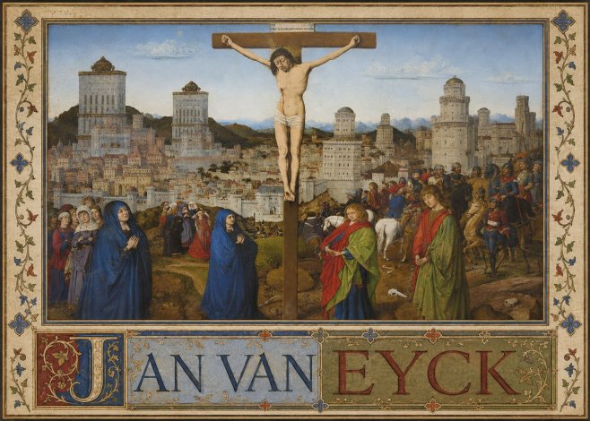 Jan van Eyck The Crucifixion No6 - Póster