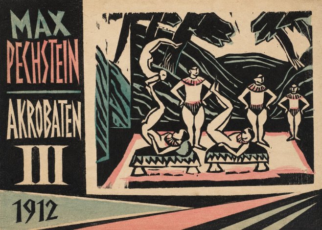 Max Pechstein Akrobaten Iii No2 - Póster