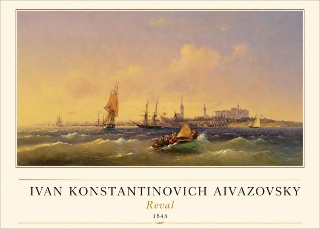 Ivan Konstantinovich Aivazovsky Reval No1 - Póster