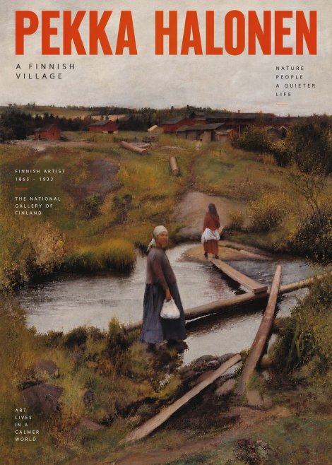 Pekka Halonen A Finnish Village No5 - Póster
