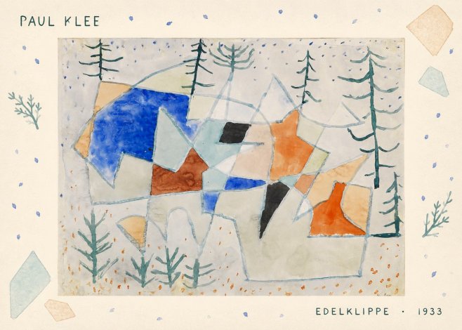 Paul Klee Edelklippe No5 - Póster