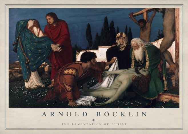 Arnold Böcklin The Lamentation of Christ No4 - Póster