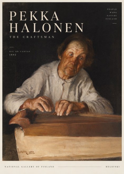 Pekka Halonen The Old Man No6 - Póster