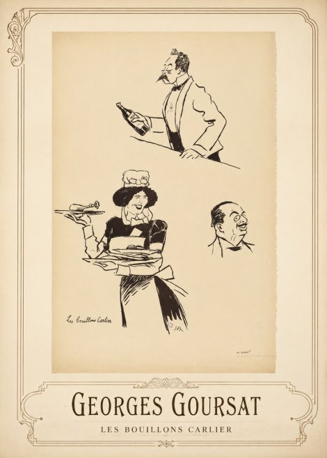 Georges Goursat Les Bouillons Carlier II No1 - Póster